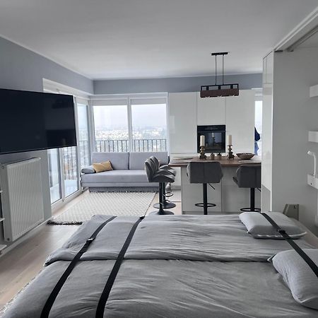 Przytulne Z Widokiem Apartment Szczecin Bagian luar foto