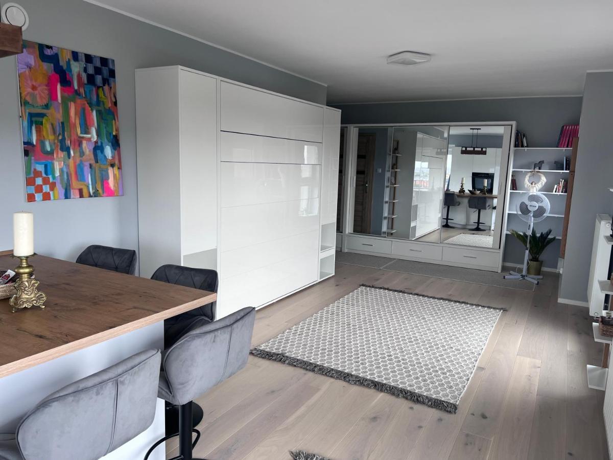 Przytulne Z Widokiem Apartment Szczecin Bagian luar foto