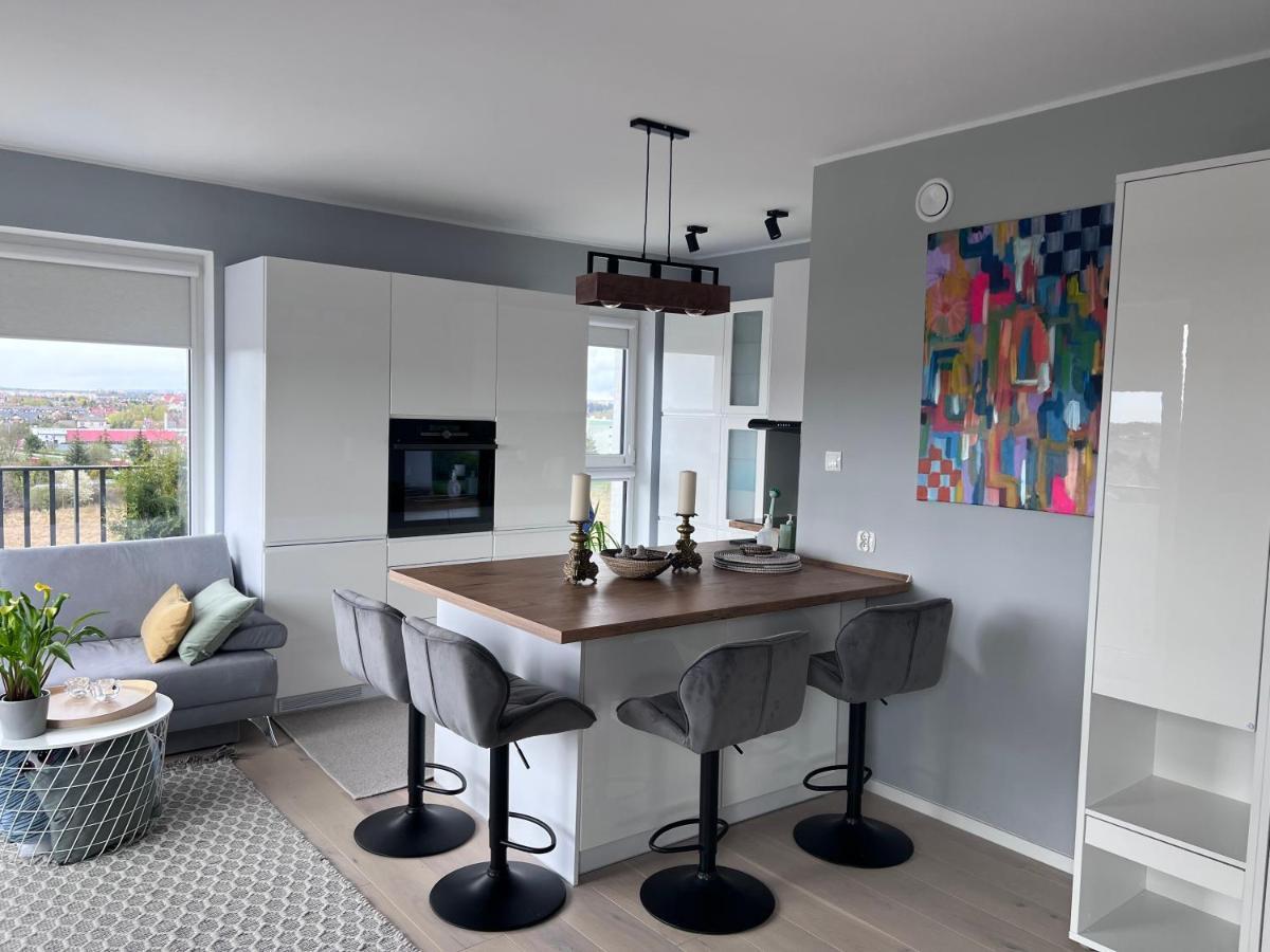 Przytulne Z Widokiem Apartment Szczecin Bagian luar foto